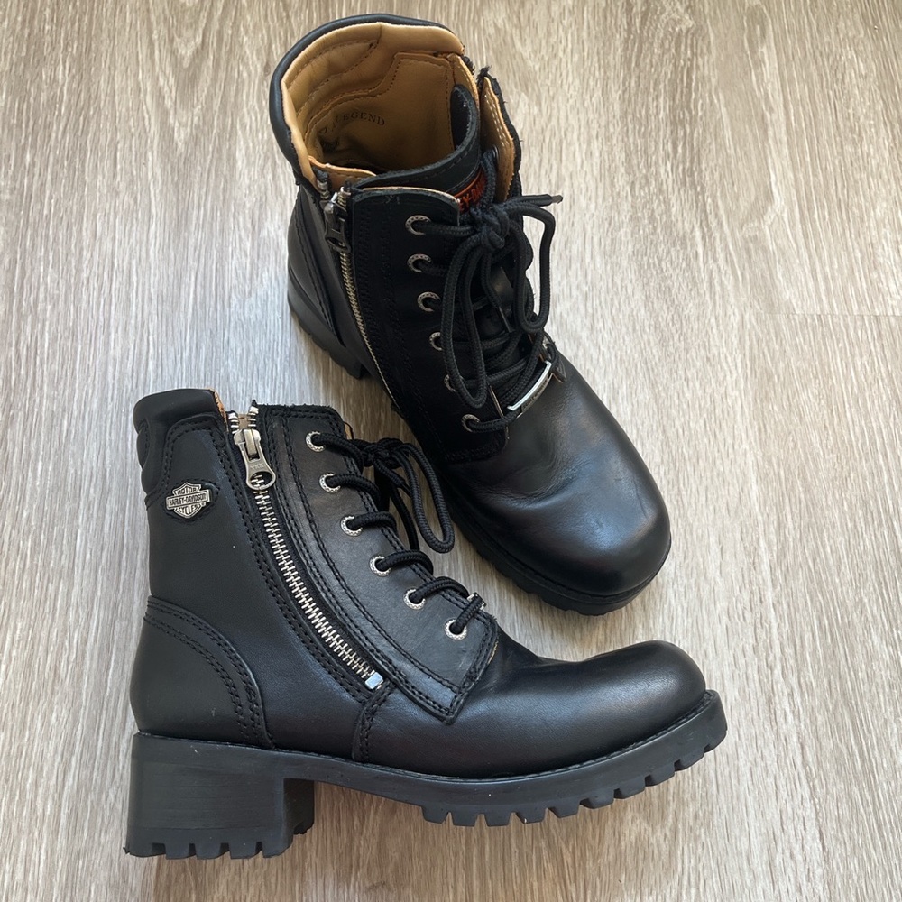 harley davidson combat boots